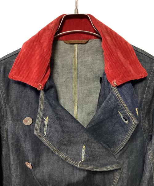 KAPITAL（キャピタル）KAPITAL (キャピタル) カバーオール インディゴ×レッド サイズ:2の古着・服飾アイテム