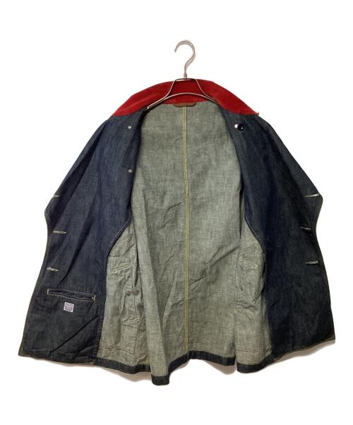 KAPITAL（キャピタル）KAPITAL (キャピタル) カバーオール インディゴ×レッド サイズ:2の古着・服飾アイテム