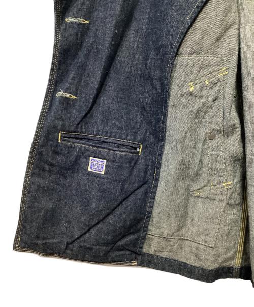 KAPITAL（キャピタル）KAPITAL (キャピタル) カバーオール インディゴ×レッド サイズ:2の古着・服飾アイテム