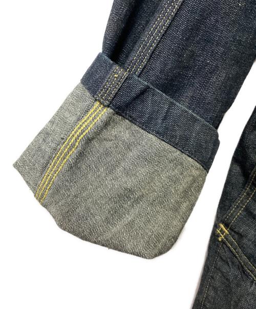 KAPITAL（キャピタル）KAPITAL (キャピタル) カバーオール インディゴ×レッド サイズ:2の古着・服飾アイテム