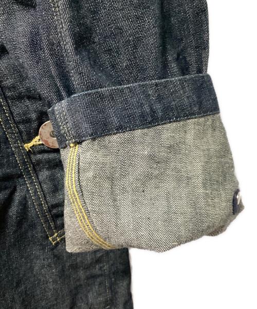 KAPITAL（キャピタル）KAPITAL (キャピタル) カバーオール インディゴ×レッド サイズ:2の古着・服飾アイテム