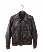 Ron Hermanロンハーマン）の古着「ラムレザージャケット」｜ダークブラウン