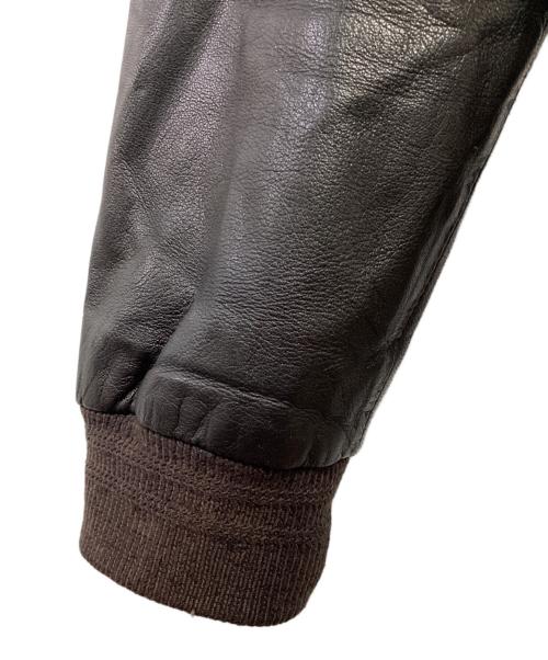 Ron Herman（ロンハーマン）Ron Herman (ロンハーマン) ラムレザージャケット ダークブラウン サイズ:Mの古着・服飾アイテム