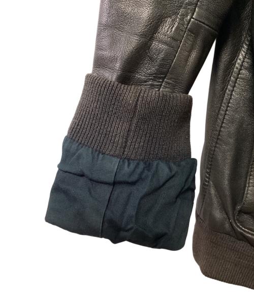 Ron Herman（ロンハーマン）Ron Herman (ロンハーマン) ラムレザージャケット ダークブラウン サイズ:Mの古着・服飾アイテム