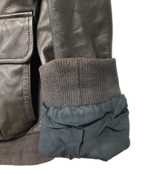 Ron Herman（ロンハーマン）Ron Herman (ロンハーマン) ラムレザージャケット ダークブラウン サイズ:Mの古着・服飾アイテム