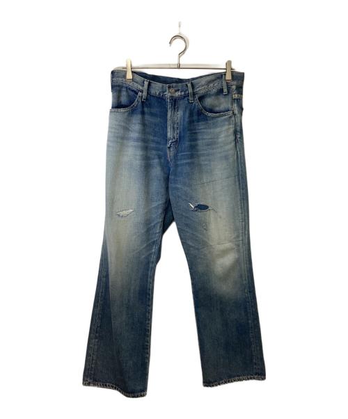 MAATEE&SONS（マーティーアンドサンズ）MAATEE&SONS (マーティーアンドサンズ) 25AWFLARE DENIM repairデニムパンツ インディゴ サイズ:2の古着・服飾アイテム