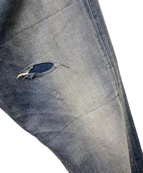 MAATEE&SONS（マーティーアンドサンズ）MAATEE&SONS (マーティーアンドサンズ) 25AWFLARE DENIM repairデニムパンツ インディゴ サイズ:2の古着・服飾アイテム