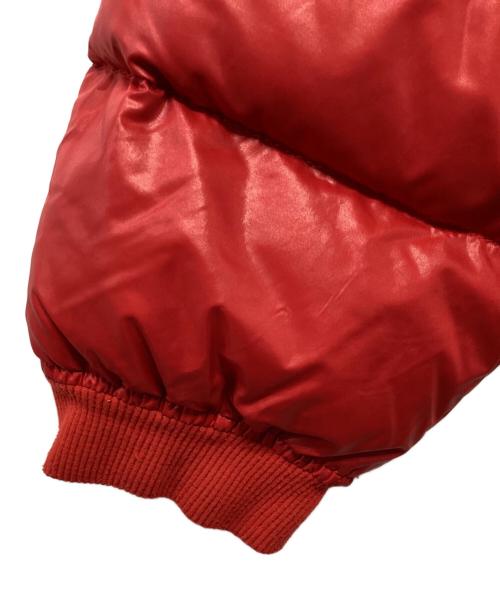 MONCLER（モンクレール）MONCLER (モンクレール) ダウンジャケット ブルー×レッド サイズ:Lの古着・服飾アイテム