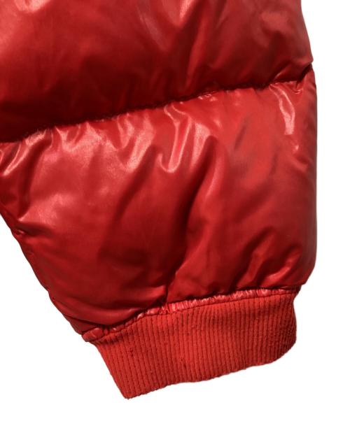 MONCLER（モンクレール）MONCLER (モンクレール) ダウンジャケット ブルー×レッド サイズ:Lの古着・服飾アイテム