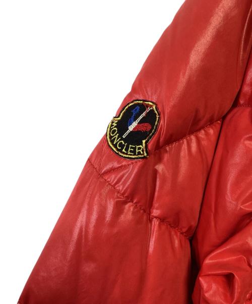 MONCLER（モンクレール）MONCLER (モンクレール) ダウンジャケット ブルー×レッド サイズ:Lの古着・服飾アイテム