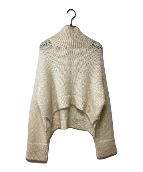 shirocon（シロコン）shirocon (シロコン) 23AWキッドモヘアハイネックニット アイボリー サイズ:36の古着・服飾アイテム