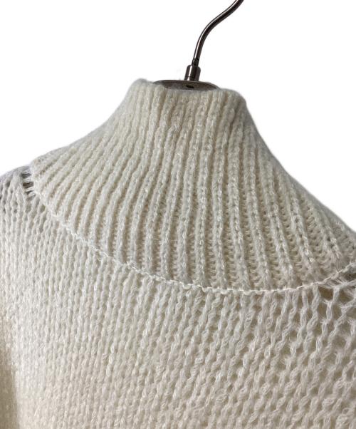 shirocon（シロコン）shirocon (シロコン) 23AWキッドモヘアハイネックニット アイボリー サイズ:36の古着・服飾アイテム