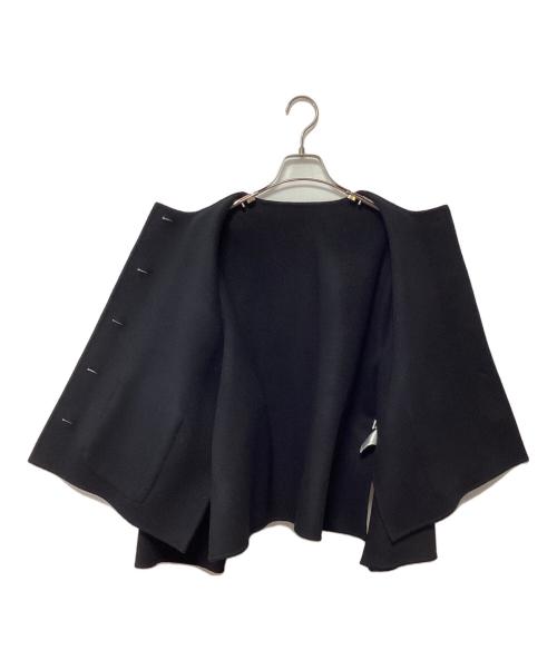 Gypsohila（ジプソフィア）Gypsohila (ジプソフィア) ノーカラージャケット ブラック サイズ:Freeの古着・服飾アイテム