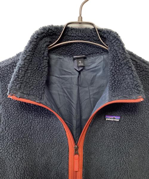 Patagonia（パタゴニア）Patagonia (パタゴニア) フリースベスト グレー×オレンジ サイズ:XLの古着・服飾アイテム