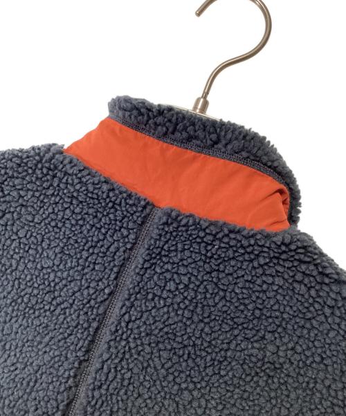 Patagonia（パタゴニア）Patagonia (パタゴニア) フリースベスト グレー×オレンジ サイズ:XLの古着・服飾アイテム