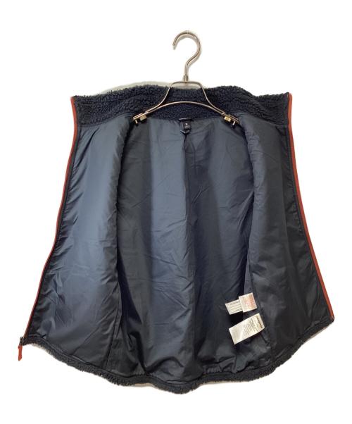 Patagonia（パタゴニア）Patagonia (パタゴニア) フリースベスト グレー×オレンジ サイズ:XLの古着・服飾アイテム
