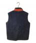 Patagonia (パタゴニア) フリースベスト グレー×オレンジ サイズ:XL：7000円