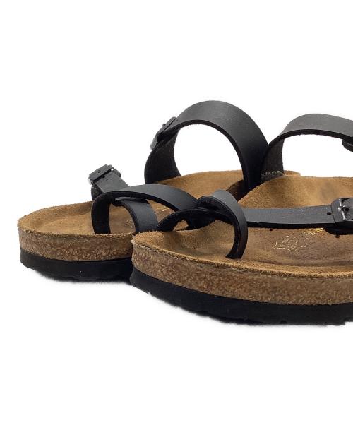 BIRKENSTOCK（ビルケンシュトック）BIRKENSTOCK (ビルケンシュトック) サンダル ブラック×ナチュラル サイズ:240の古着・服飾アイテム