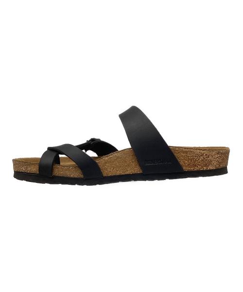 BIRKENSTOCK（ビルケンシュトック）BIRKENSTOCK (ビルケンシュトック) サンダル ブラック×ナチュラル サイズ:240の古着・服飾アイテム