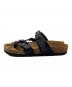 BIRKENSTOCK (ビルケンシュトック) サンダル ブラック×ナチュラル サイズ:240：4000円