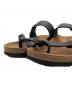中古・古着 BIRKENSTOCK (ビルケンシュトック) サンダル ブラック×ナチュラル サイズ:240：4000円