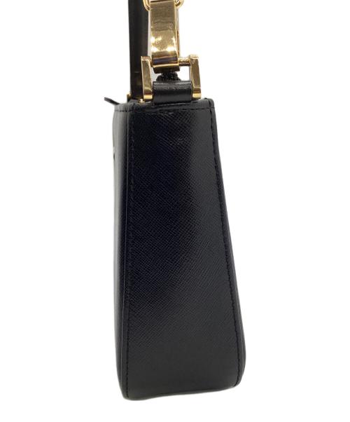 BURBERRY（バーバリー）BURBERRY (バーバリー) セミショルダーバッグ ブラックの古着・服飾アイテム