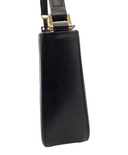 BURBERRY（バーバリー）BURBERRY (バーバリー) セミショルダーバッグ ブラックの古着・服飾アイテム
