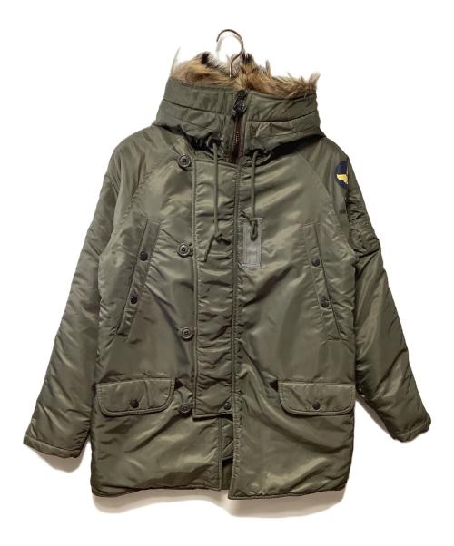 waiper（ワイパー）waiper (ワイパー) フライトジャケット グリーン サイズ:MEDIUMの古着・服飾アイテム