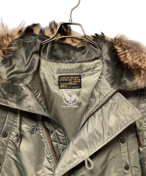 waiper（ワイパー）waiper (ワイパー) フライトジャケット グリーン サイズ:MEDIUMの古着・服飾アイテム