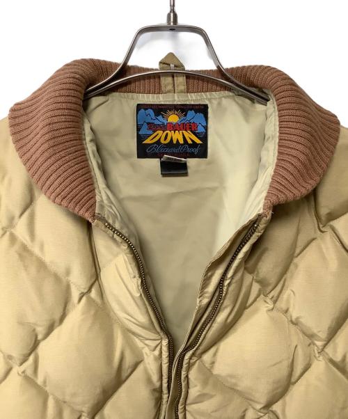 Eddie Bauer（エディーバウアー）Eddie Bauer (エディーバウアー) キルティングダウンジャケット ベージュ サイズ:Mの古着・服飾アイテム