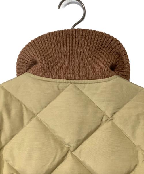 Eddie Bauer（エディーバウアー）Eddie Bauer (エディーバウアー) キルティングダウンジャケット ベージュ サイズ:Mの古着・服飾アイテム