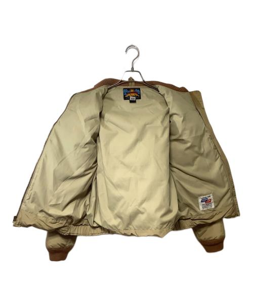 Eddie Bauer（エディーバウアー）Eddie Bauer (エディーバウアー) キルティングダウンジャケット ベージュ サイズ:Mの古着・服飾アイテム