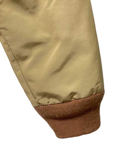 Eddie Bauer（エディーバウアー）Eddie Bauer (エディーバウアー) キルティングダウンジャケット ベージュ サイズ:Mの古着・服飾アイテム