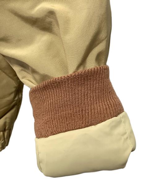 Eddie Bauer（エディーバウアー）Eddie Bauer (エディーバウアー) キルティングダウンジャケット ベージュ サイズ:Mの古着・服飾アイテム