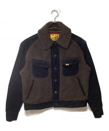 LEE×JOURNAL STANDARD（リー×ジャーナルスタンダード）の古着「グリズリージャケット」｜ブラック×ブラウン
