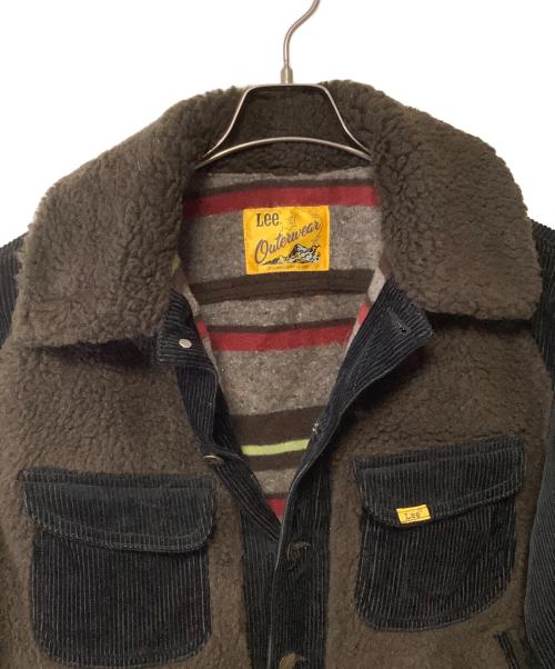 LEE（リー）LEE (リー) JOURNAL STANDARD (ジャーナルスタンダード) グリズリージャケット ブラック×ブラウン サイズ:Mの古着・服飾アイテム