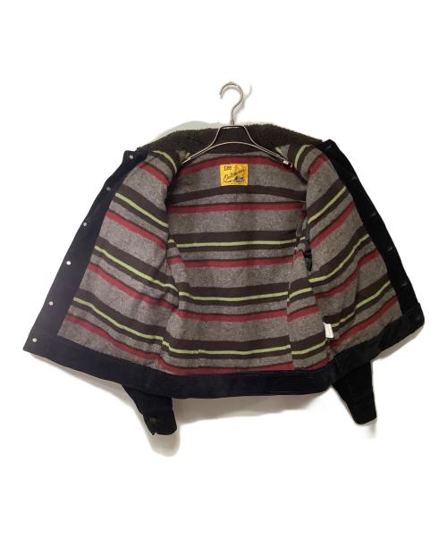 LEE（リー）LEE (リー) JOURNAL STANDARD (ジャーナルスタンダード) グリズリージャケット ブラック×ブラウン サイズ:Mの古着・服飾アイテム