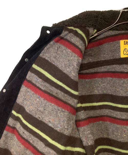 LEE（リー）LEE (リー) JOURNAL STANDARD (ジャーナルスタンダード) グリズリージャケット ブラック×ブラウン サイズ:Mの古着・服飾アイテム