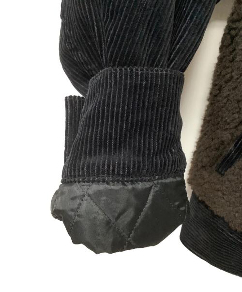 LEE（リー）LEE (リー) JOURNAL STANDARD (ジャーナルスタンダード) グリズリージャケット ブラック×ブラウン サイズ:Mの古着・服飾アイテム