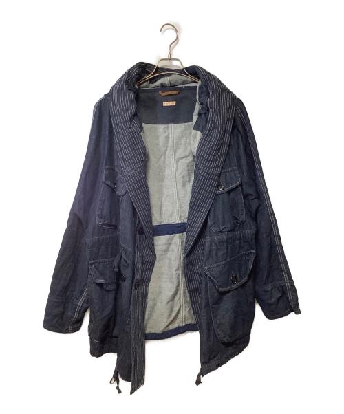 KAPITAL（キャピタル）KAPITAL (キャピタル) 10OZシャツデニムリングコート インディゴ サイズ:2の古着・服飾アイテム
