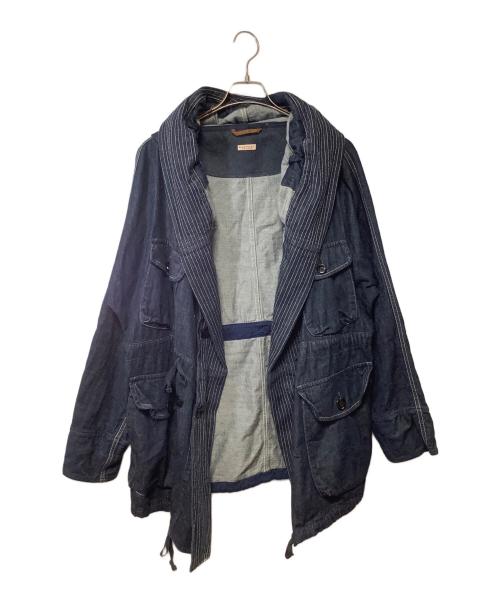 KAPITAL（キャピタル）KAPITAL (キャピタル) 10OZシャツデニムリングコート インディゴ サイズ:2の古着・服飾アイテム