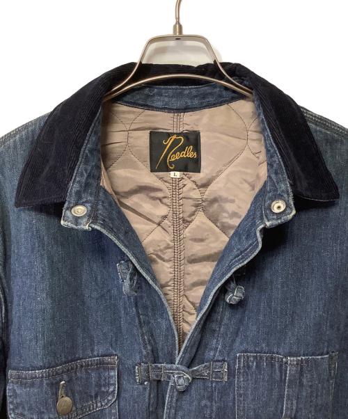 Needles（ニードルズ）Needles (ニードルズ) デニムチャイナボタンジャケット インディゴ サイズ:Lの古着・服飾アイテム