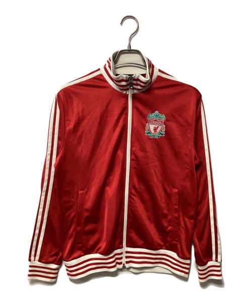 adidas Originals（アディダスオリジナル）adidas Originals (アディダスオリジナル) トラックジャケット レッド×ホワイト サイズ:Mの古着・服飾アイテム