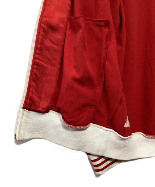 adidas Originals（アディダスオリジナル）adidas Originals (アディダスオリジナル) トラックジャケット レッド×ホワイト サイズ:Mの古着・服飾アイテム