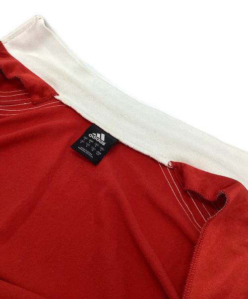 adidas Originals（アディダスオリジナル）adidas Originals (アディダスオリジナル) トラックジャケット レッド×ホワイト サイズ:Mの古着・服飾アイテム