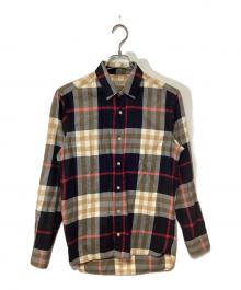 BURBERRY（バーバリー）の古着「長袖シャツ」｜ブラック×ベージュ