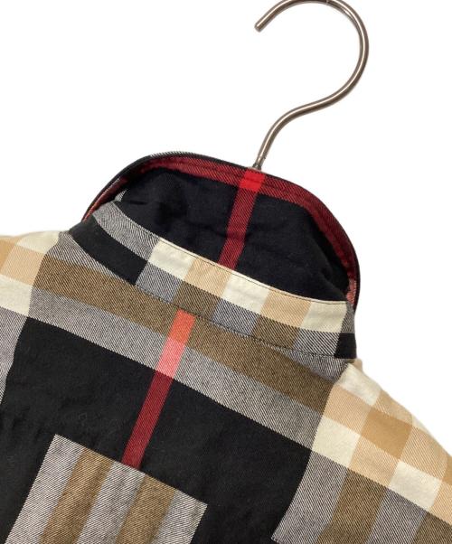 BURBERRY（バーバリー）BURBERRY (バーバリー) 長袖シャツ ブラック×ベージュ サイズ:Sの古着・服飾アイテム