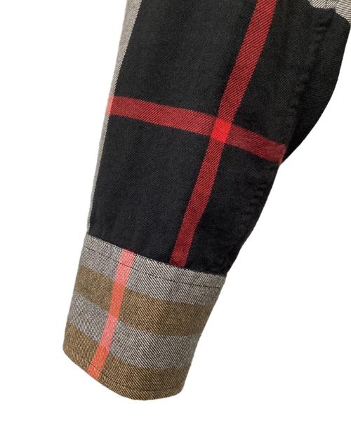 BURBERRY（バーバリー）BURBERRY (バーバリー) 長袖シャツ ブラック×ベージュ サイズ:Sの古着・服飾アイテム