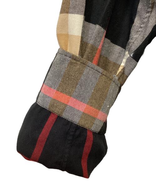 BURBERRY（バーバリー）BURBERRY (バーバリー) 長袖シャツ ブラック×ベージュ サイズ:Sの古着・服飾アイテム