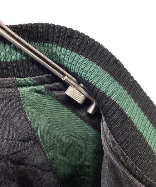 satori（サトリ）satori (サトリ) リバーシブルスカジャン ブラック×グリーン サイズ:Mの古着・服飾アイテム